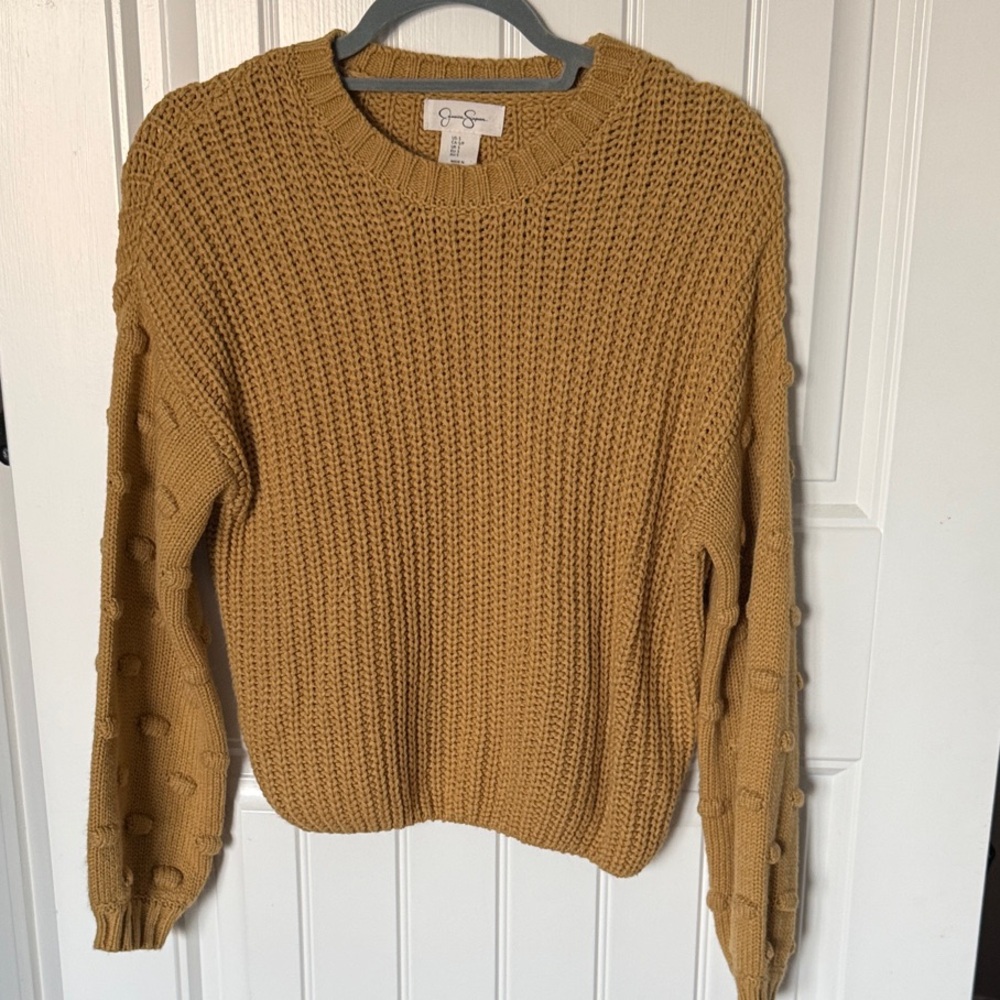 Jessica Simpson Cozy Mustard Sweater
